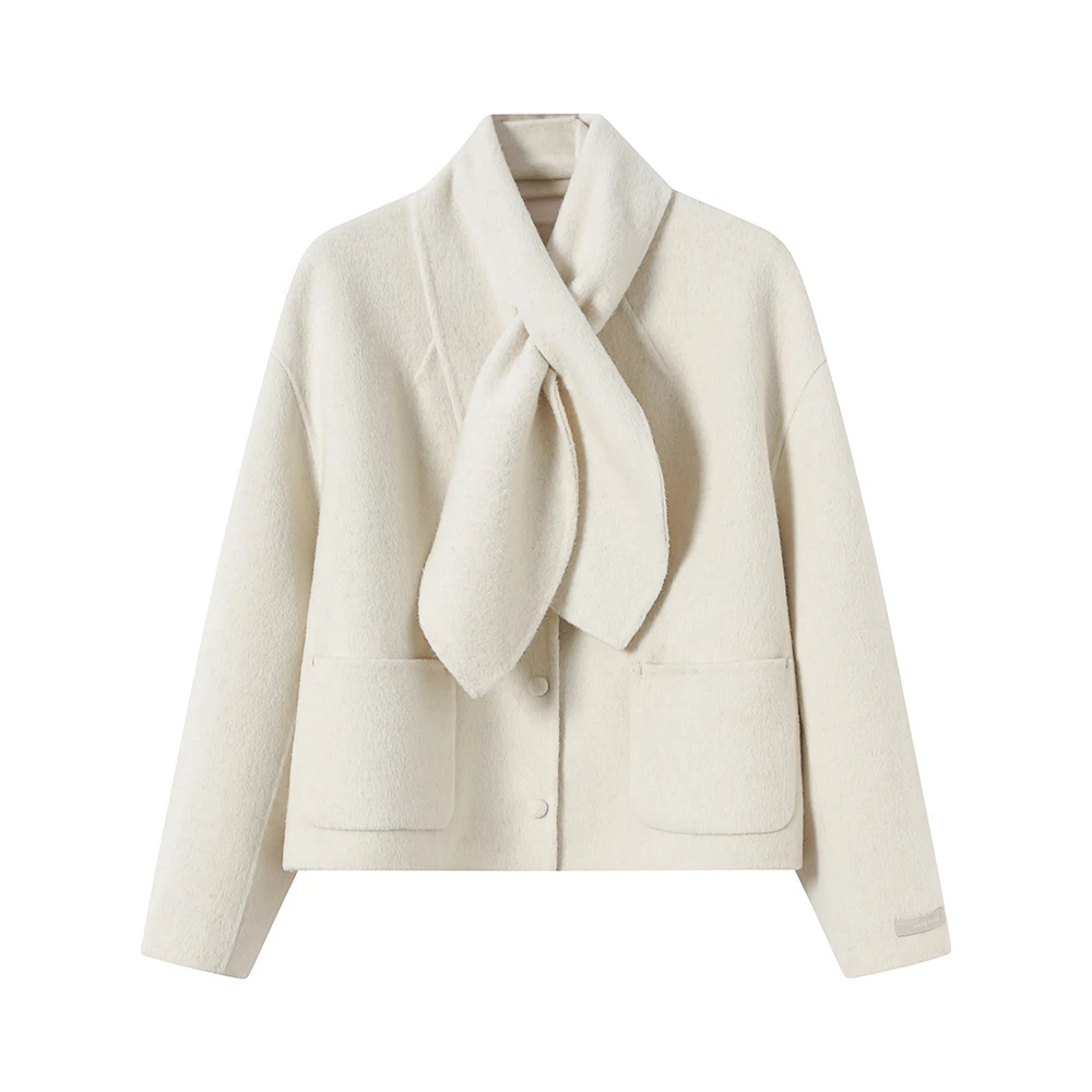 【美娇粉丝专属】韩系千金风短款外套W6865