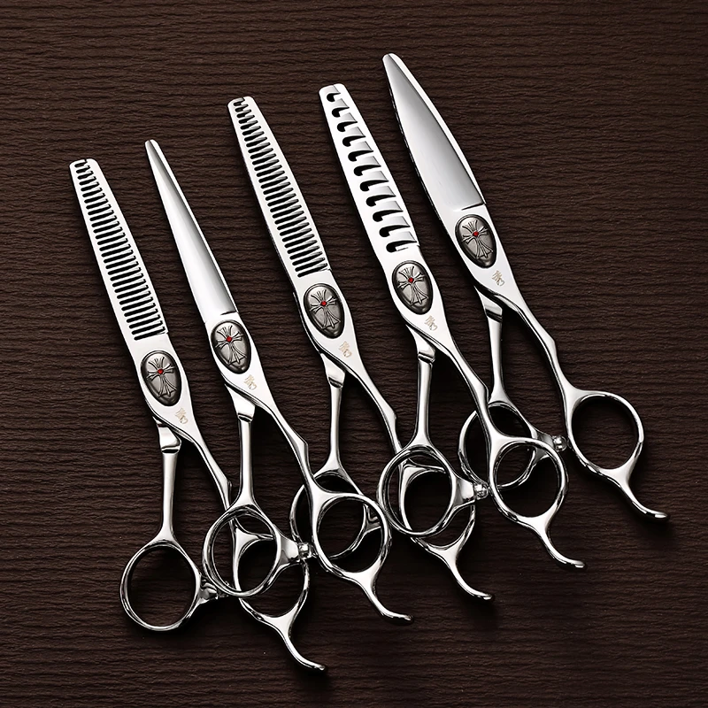 发型师专用美发剪刀平剪牙剪无痕打薄剪发廊专业正品胖胖剪鱼骨剪