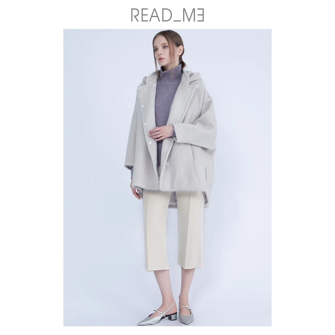 READMEB3070412122秋冬百搭基础直筒休闲针织裤宽松气质时尚韩版