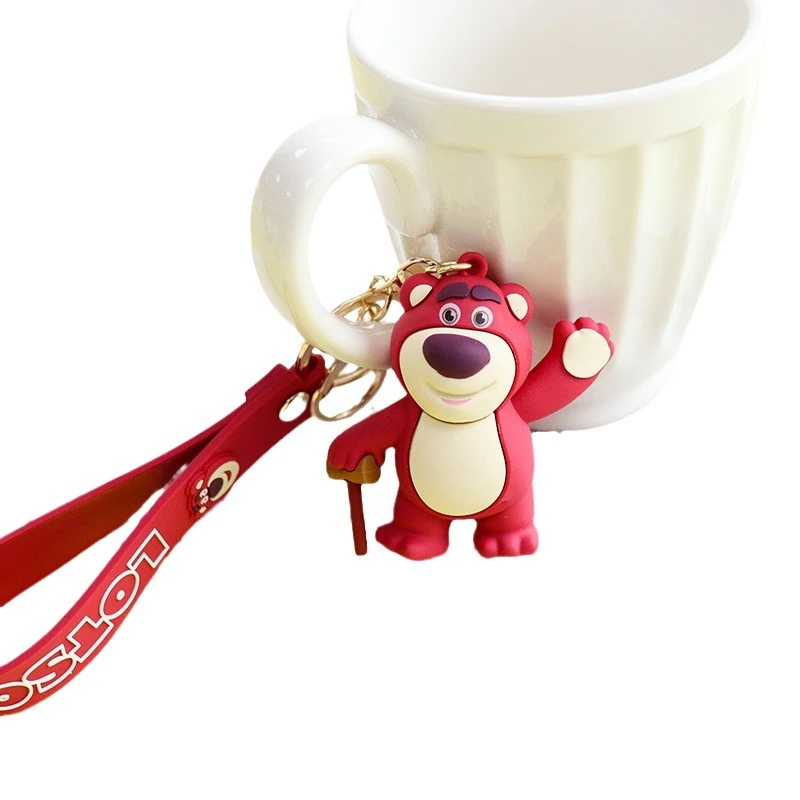 【1144】迪士尼卡通三眼仔草梅熊史迪奇钥匙扣礼品挂饰可爱公仔