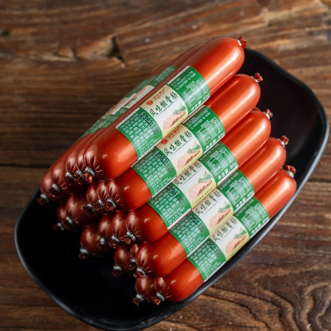 厂家大放送 风味排骨肠80克*25根   泡面搭档夜宵美味零食下酒菜