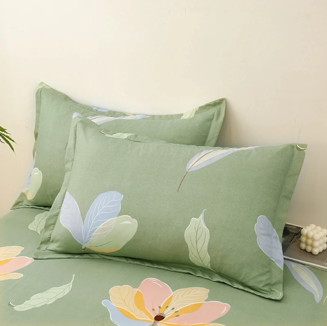 加厚水洗斜纹棉枕套【浪漫春天】