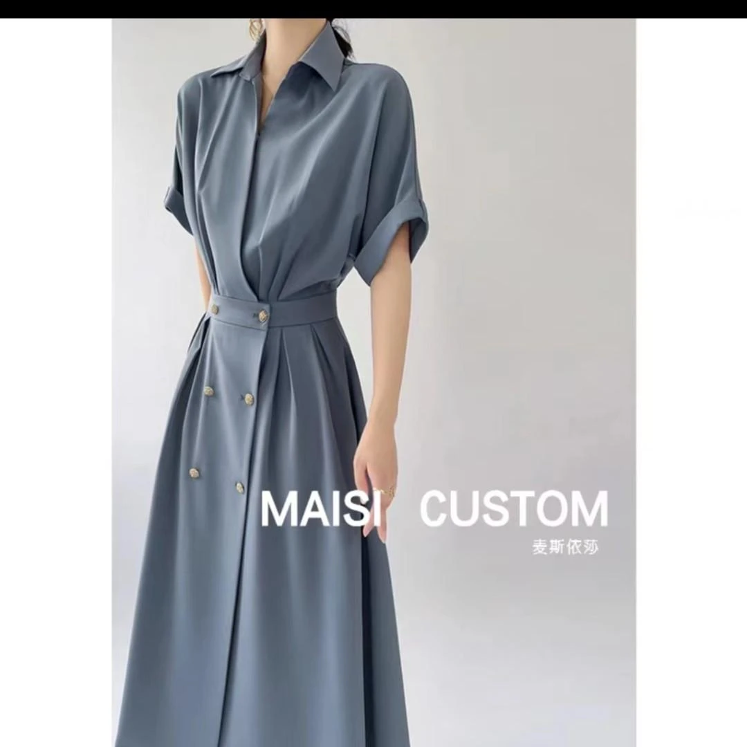 A新款秋冬款XH爆款连衣裙属轻奢2024年春夏款显瘦气质时尚碎花