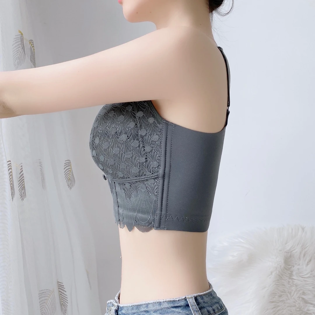 调整型内衣女大胸显小女士文胸罩聚拢防下垂收副乳无钢圈薄款直播