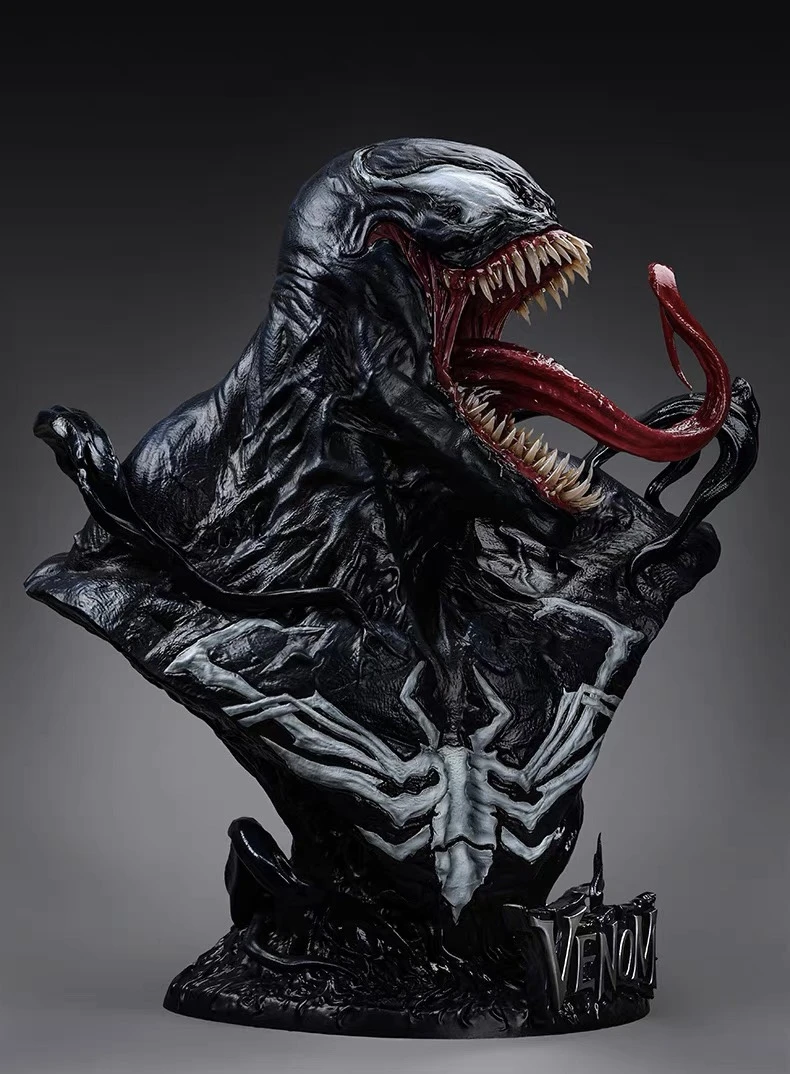 定制款  漫威  超大树脂毒液胸像手办