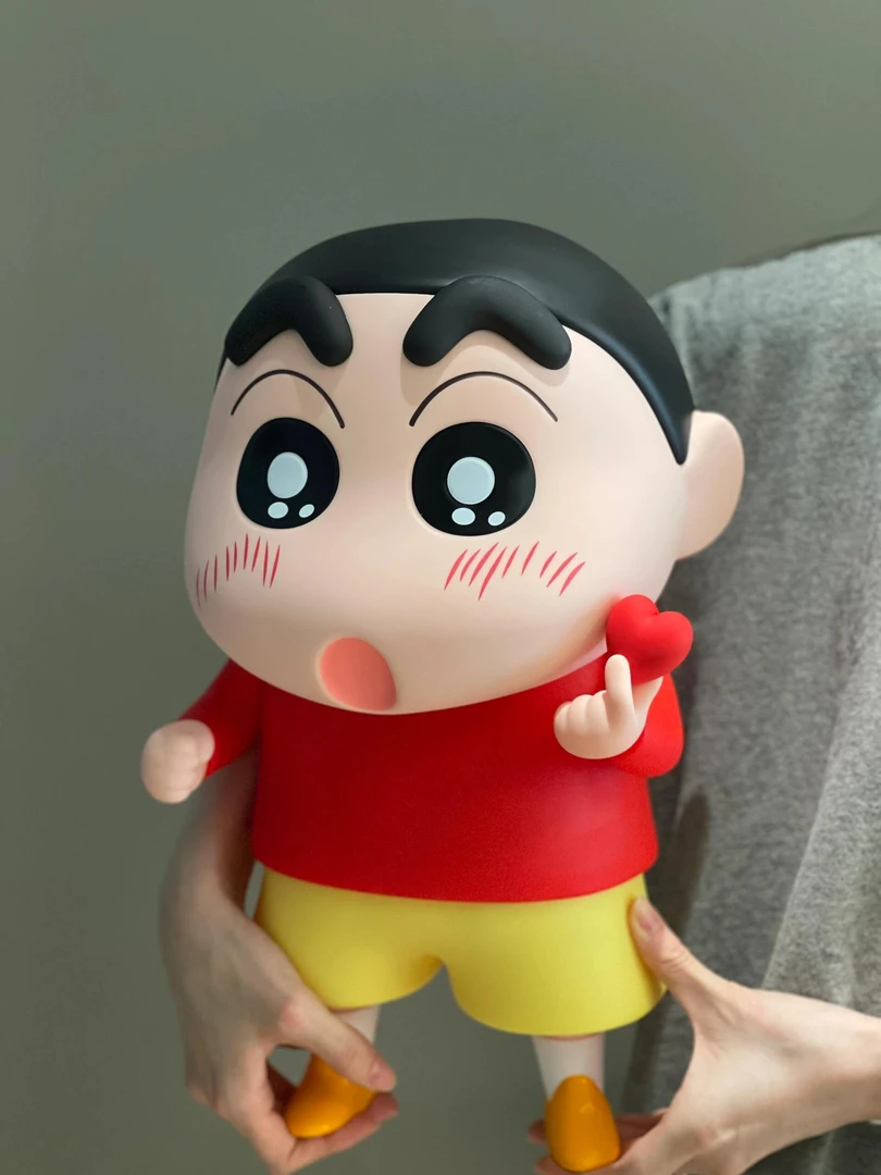 【送小白狗+彩盒】小新比心小新情人节治愈大号摆件送礼专属