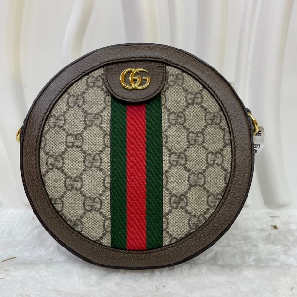 全新未使用 GUCCI/古驰 古驰/全新/包包/圆饼