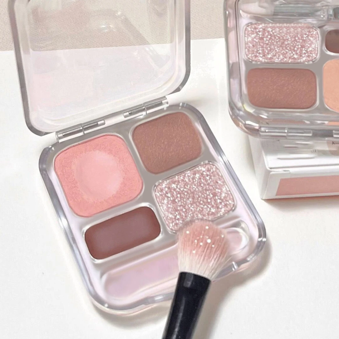 我天.韩女卧蚕滴神!爱豆卧蚕盘妈生无辜感四色综合盘提亮阴影多用