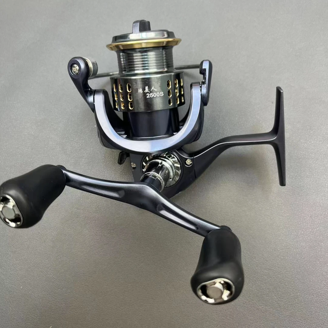 金属摇臂金属线杯无间隙纺车轮2500浅线杯