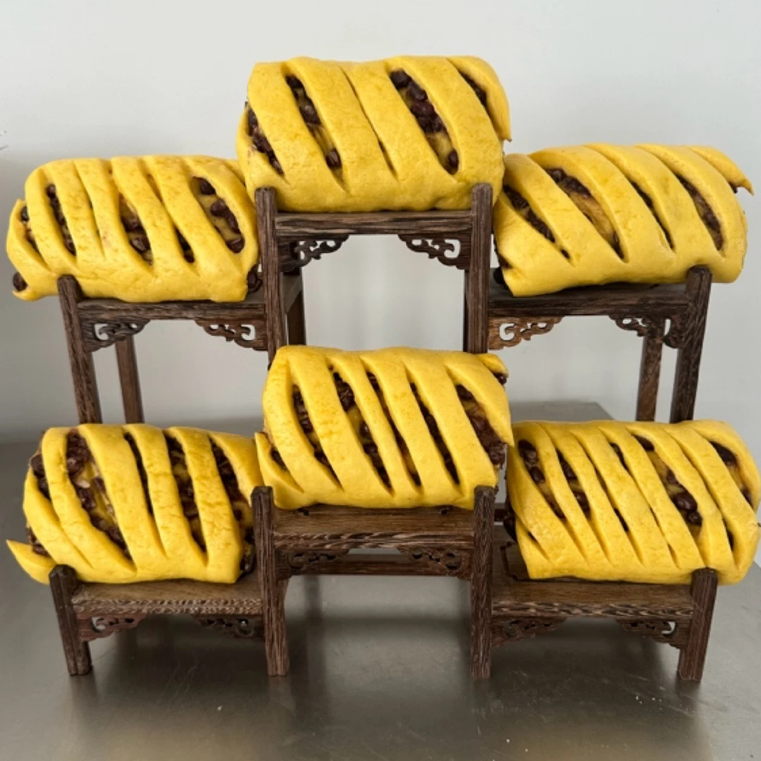 【鹏奕佳腾】纯手工南瓜红豆卷现做现发