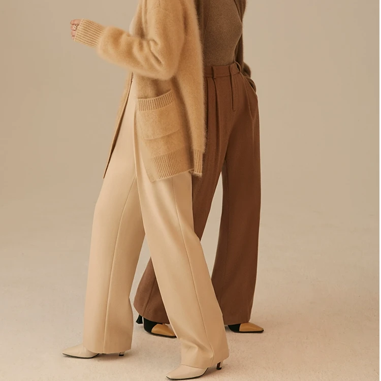 nana胶囊系列高腰休闲裤子常规版C2010254CK2