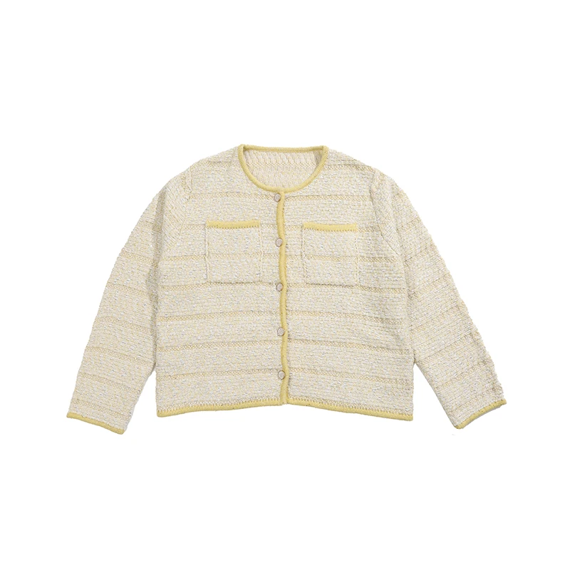 nana胶囊小香风外套法式复古宽松粗花气质高端呢Q2209026WT4SS