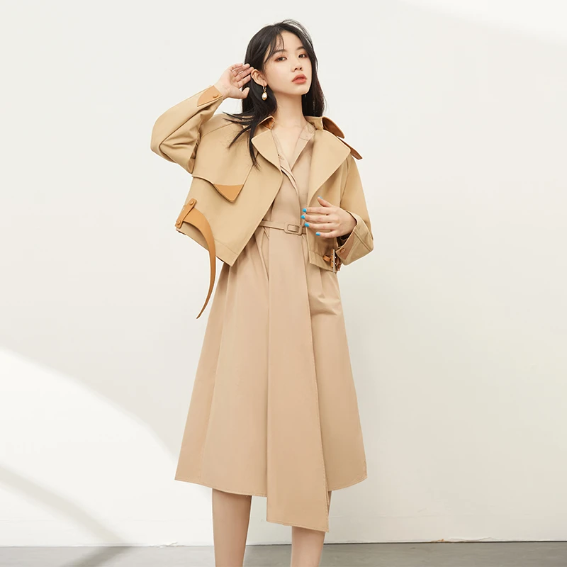 白色衬衫女小众上衣女春款气质连衣裙 C2101074LY2 C2101143LY2