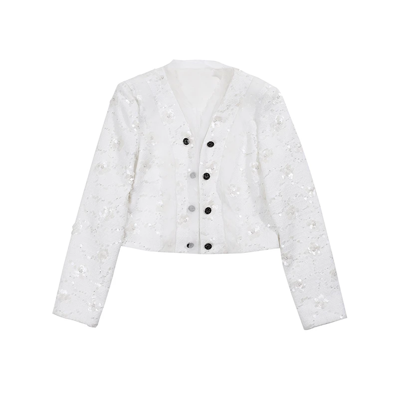 nana胶囊小香风外套夏天时尚百搭套装开衫优雅透气Q227012WT2SW