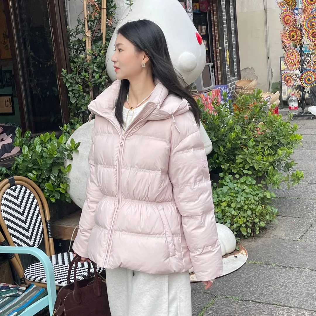 NAVST11.1上新保暖连帽收腰羽绒服冬季女装DD241092DR2JX