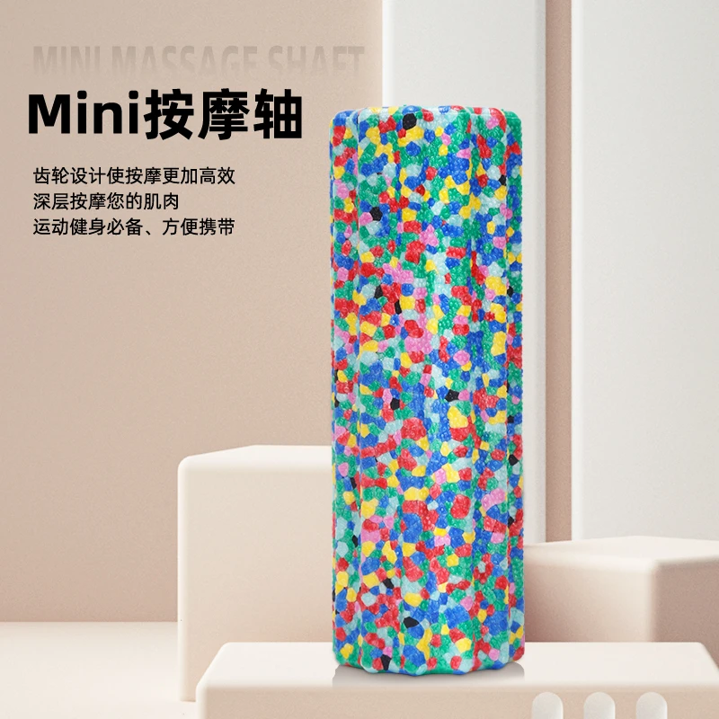 mini按摩泡沫轴筋膜柱滚轴空心高硬度epp迷你瑜伽柱肌肉放松滚轴