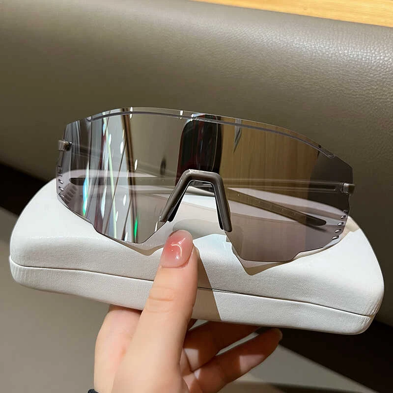 户外自行车骑行防风防虫护目眼镜男女登山防风运动无框墨镜太阳镜