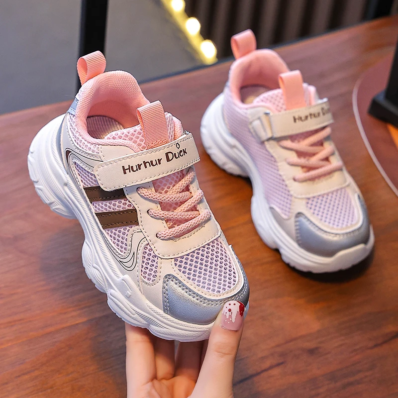 儿童鞋网面儿童春夏季新款网面透气休闲鞋潮鞋时尚帅气超轻学步鞋