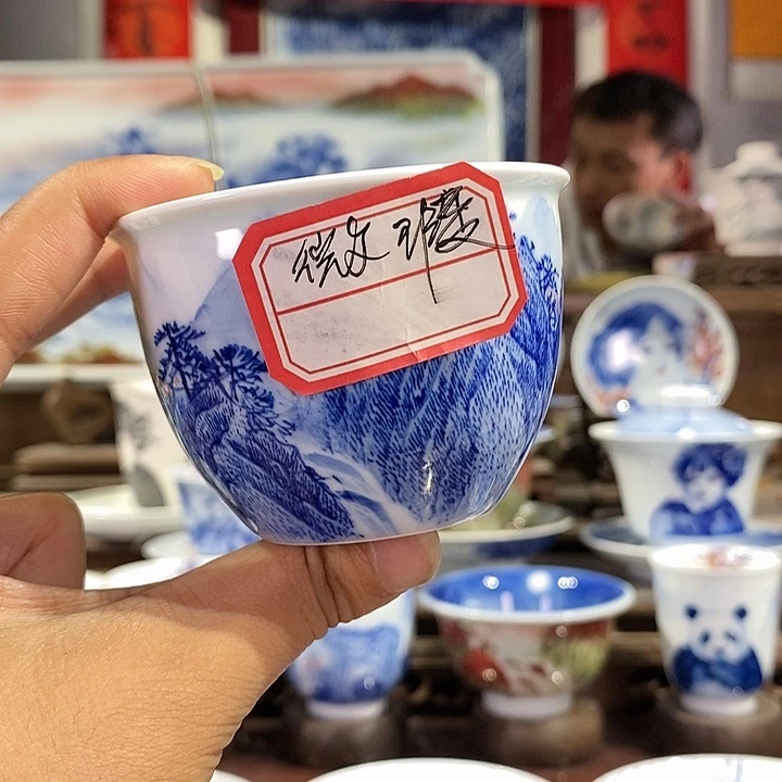 杯i*e景德镇手工手绘陶瓷，高亮兴老师作品