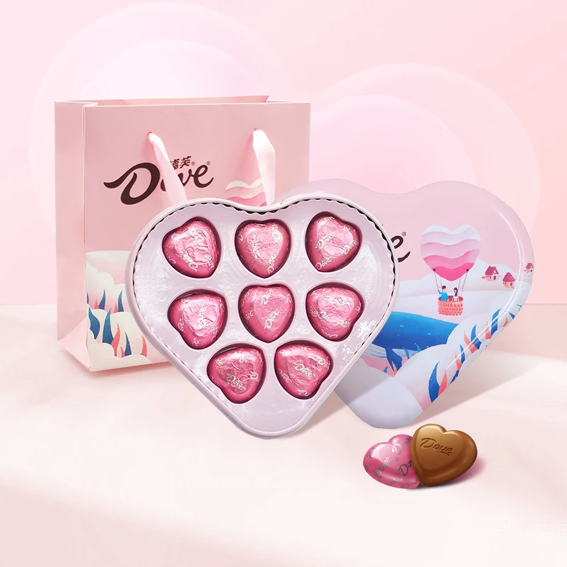 【圣诞限定】德芙心语伴手礼6粒/8粒装礼盒巧克力解馋追剧必备零食