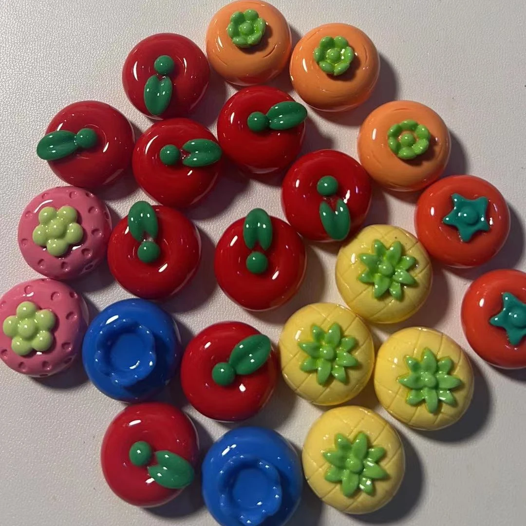 七种色系实色小水果diy