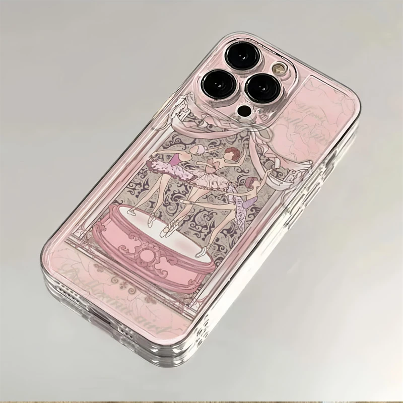 芭蕾女孩iPhone15/14手机壳13龙年防摔软胶潮牌苹果13/12/11软壳