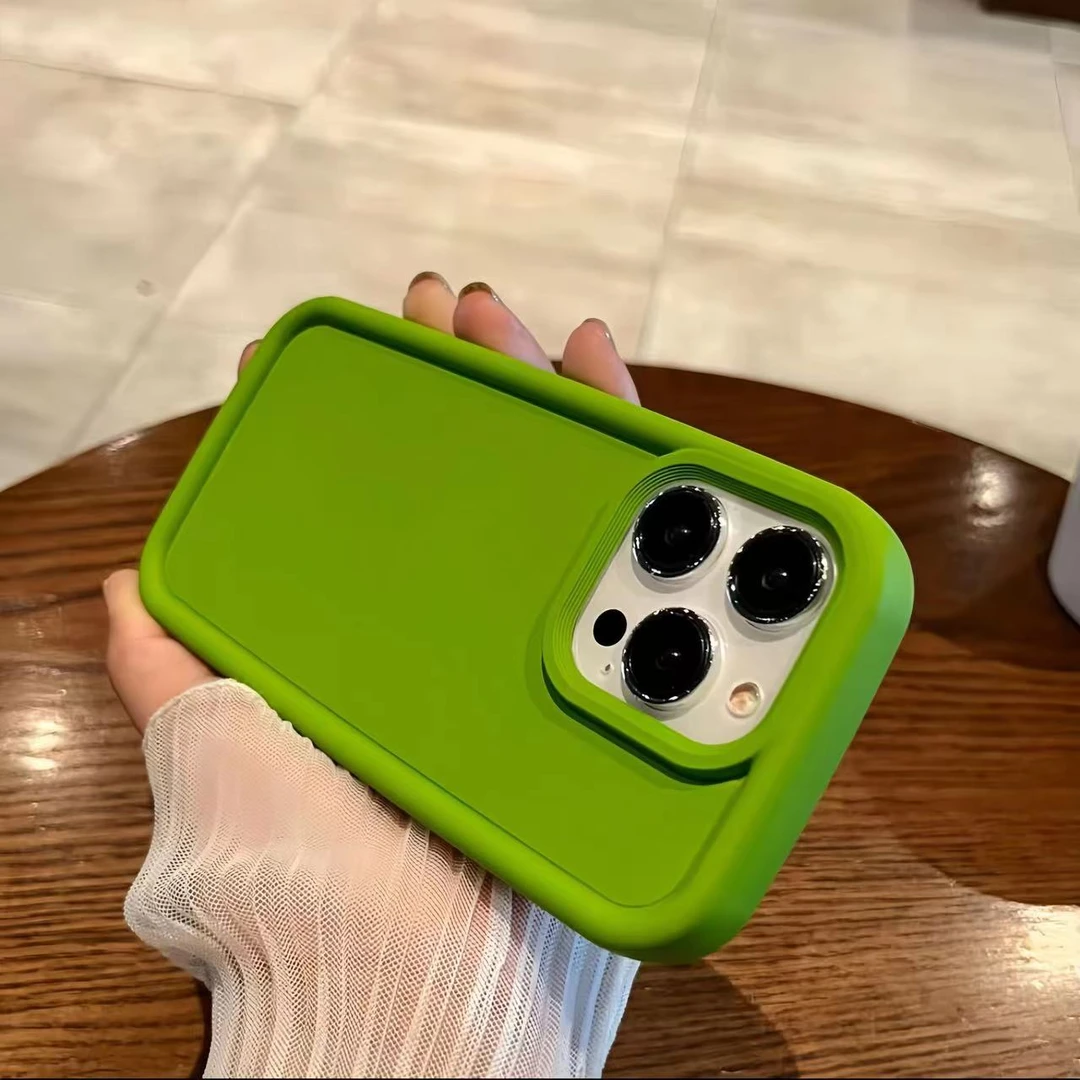 高级简约肤感纯色适用iPhone14promax手机壳xsm苹果13男女11简约