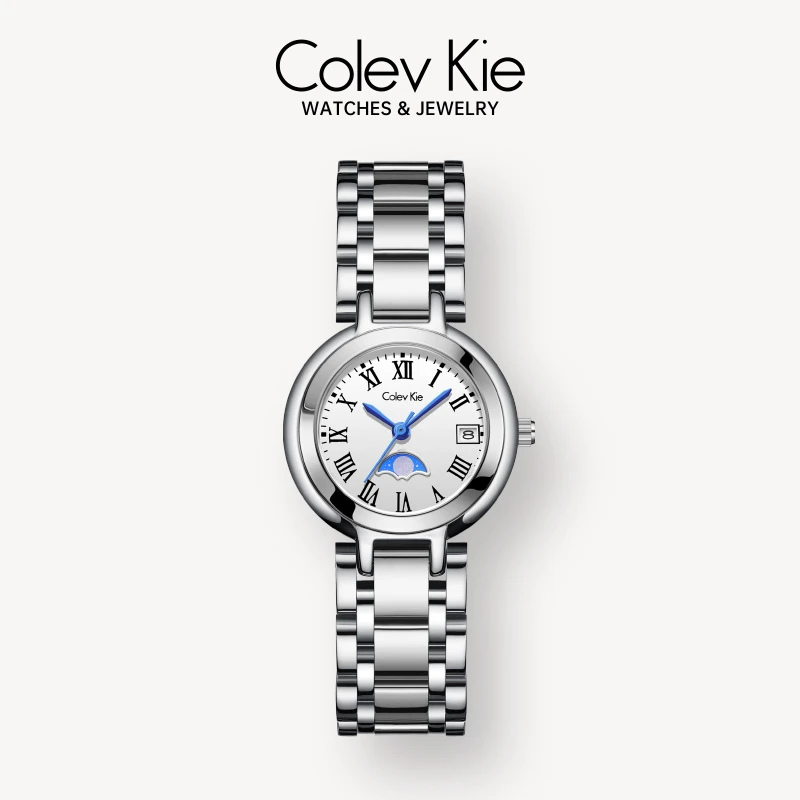 ColevKie【官方正品】心月女表简约款女表气质轻奢腕表防水石英表