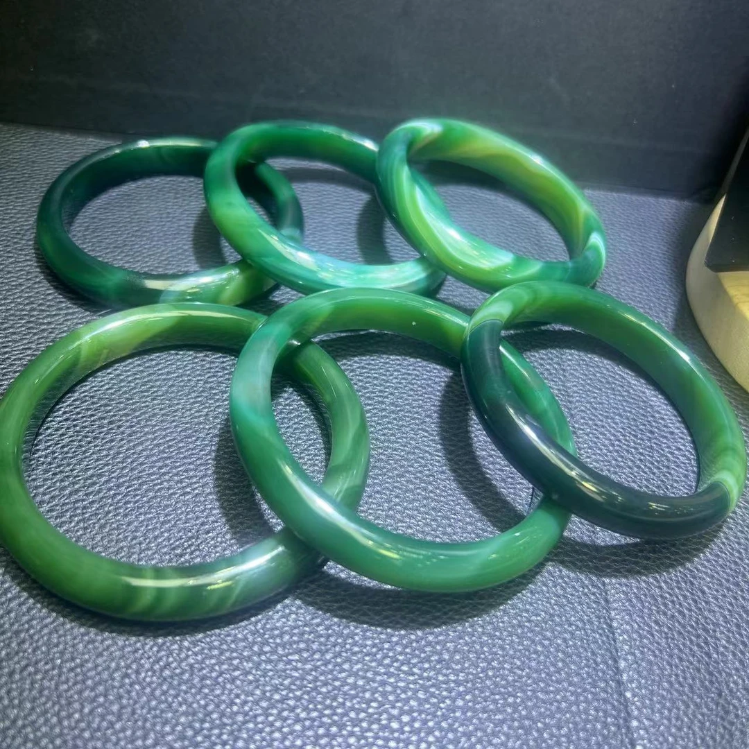 S1969-甘文草玛瑙绿手镯-多样性发其一