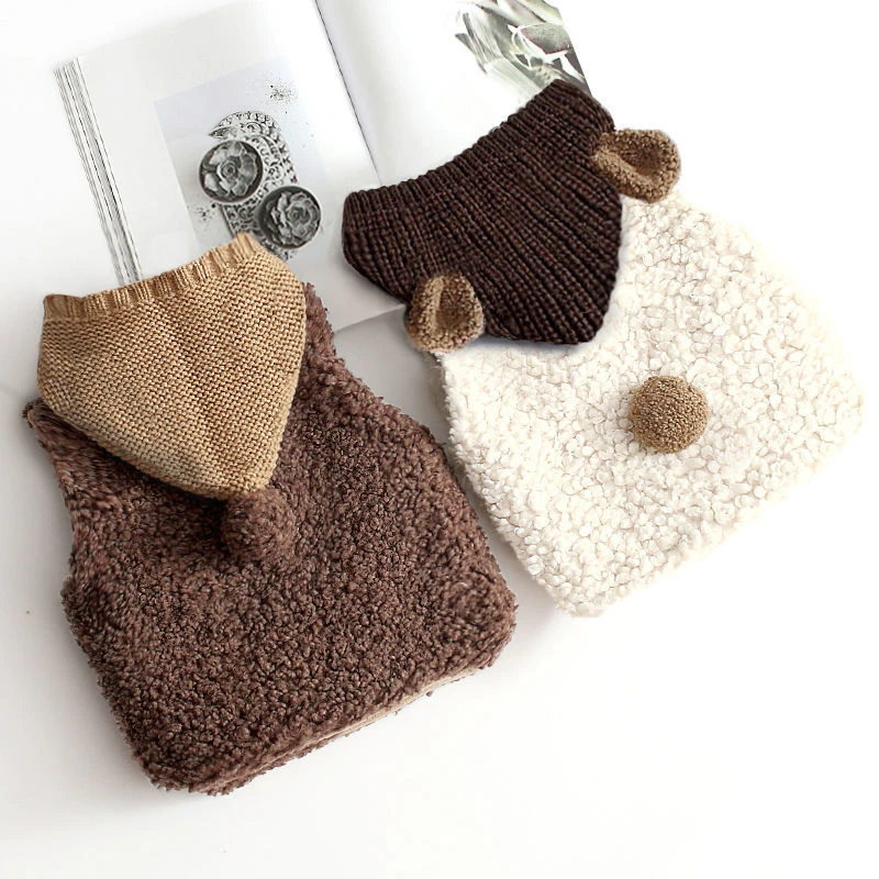 宝宝马甲洋气秋冬1一3岁婴儿背心男女童加厚萌萌哒儿童马夹外穿