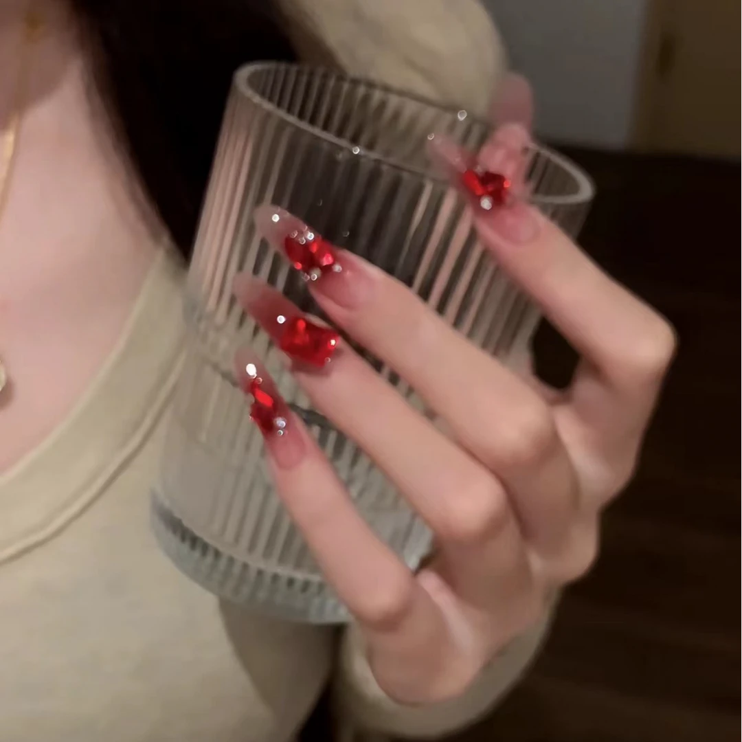 【为有暗香来】10片装纯手工穿戴甲，分尺码