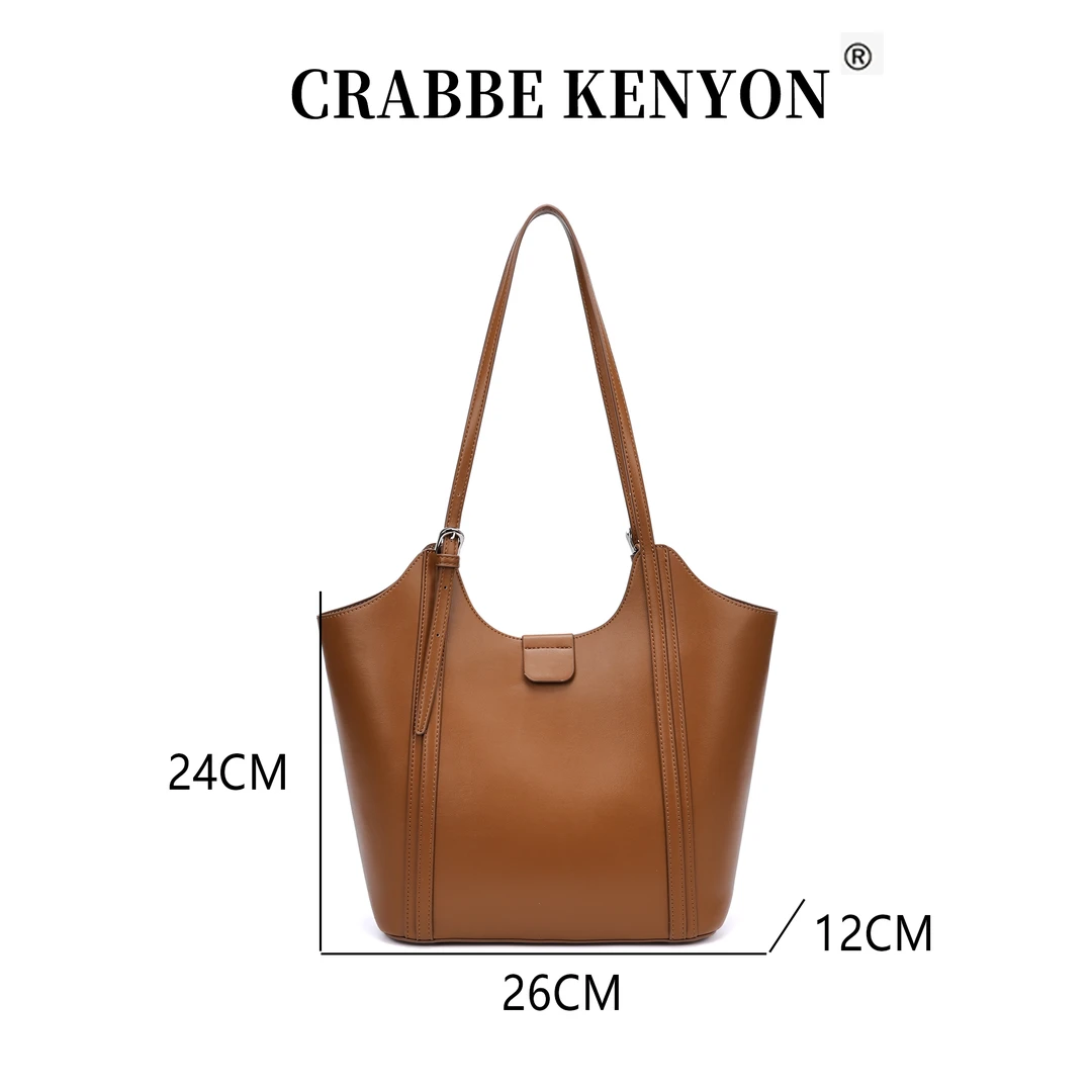 CRABBEKEYON秋冬新款时尚百搭托特子母包C-1006