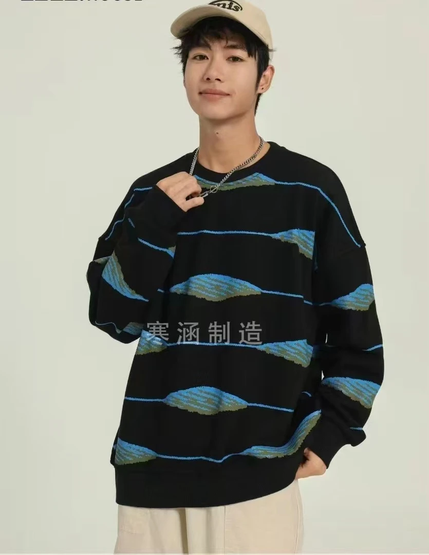 【玲姐推荐9632圆领】青少年时尚2024加绒新款圆领卫衣