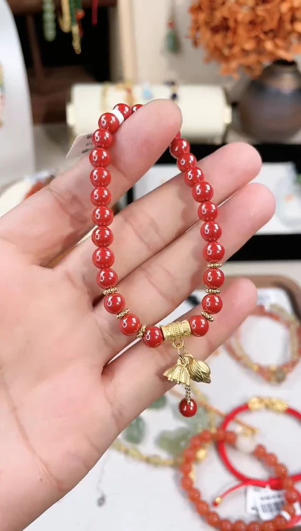 【闪购商品】南红玛瑙手链未镶嵌砂砂手串