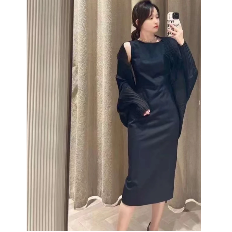 全新未使用 MaxMara 国现 'S 无袖纯色气质显瘦连衣裙 MAREMAR