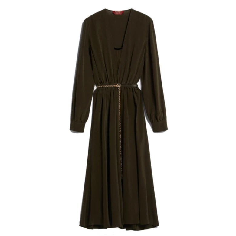 未使用 MaxMara 国现 时尚气质长袖连衣裙 CQ0022