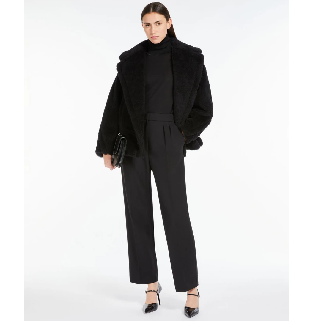 全新未使用 MaxMara 主线 短款百搭时尚慵懒泰迪大衣外套 RADICE