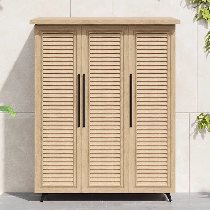 室外庭院铝合金储物柜户外阳台防雨防晒全铝收纳柜花园置物柜定制