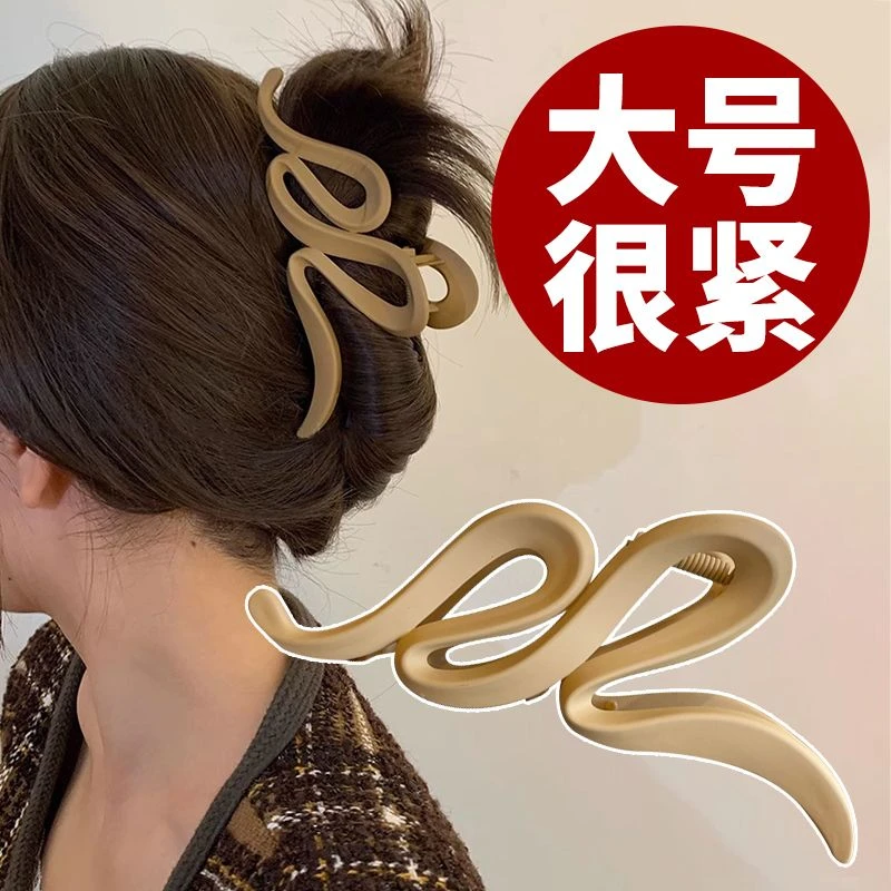 发夹女后脑勺抓夹大号鲨鱼夹发卡网红2023新款头发夹子头饰2023年