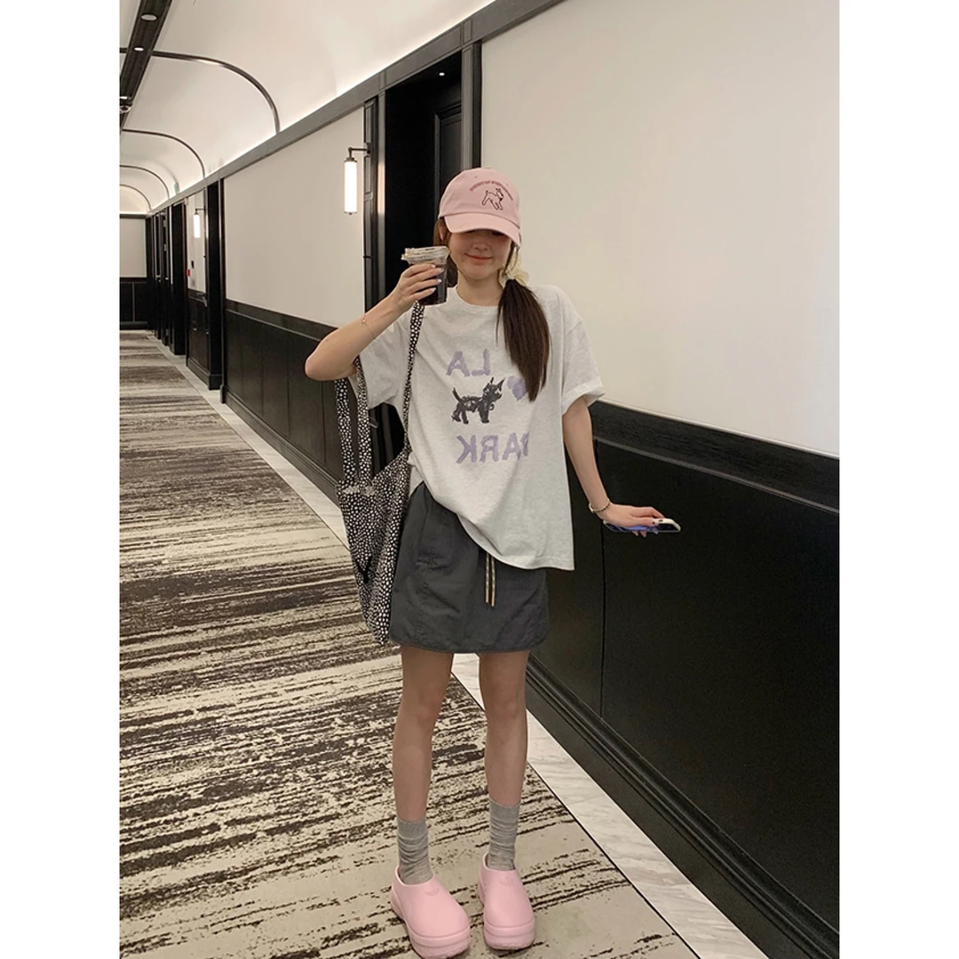 断码捡漏【夏日T恤合集3.0】日常好穿的趣味印花tee多色圆领T恤-6