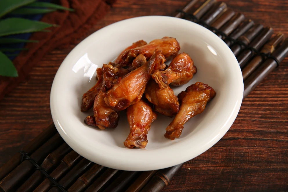 温州风味特产优质美味肉质紧实蒸熟酱油鸡腿500g 包冰率10%以内