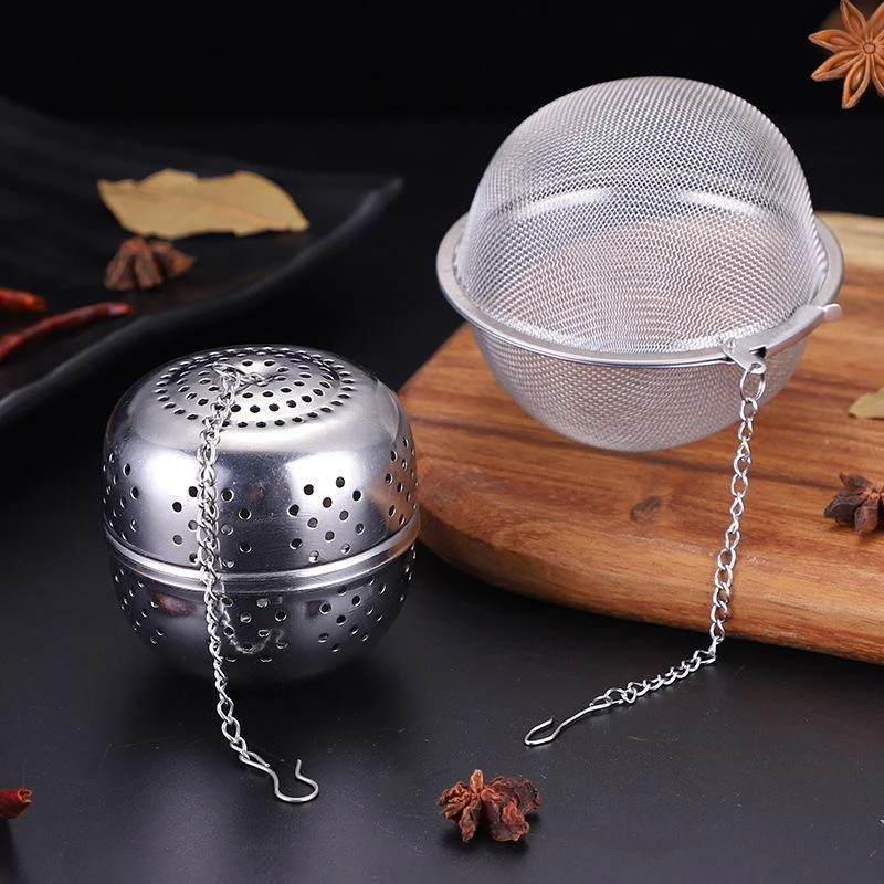 304不锈钢调料球网卤料笼茶叶过滤球炖肉料盒调料包大中小香料球