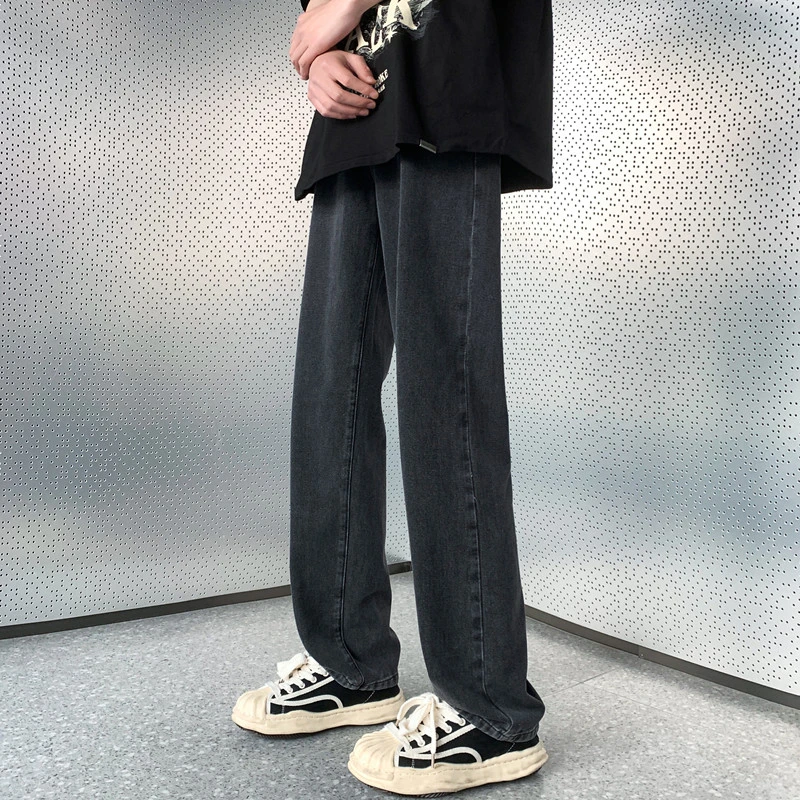 ins男款美式高街vibe男生裤子潮牌痞帅长裤夏季复古休闲直筒裤
