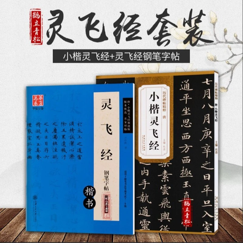 唐钟绍京灵飞经古帖临摹描红墨迹版碑帖卢中南楷书原帖对照钢笔字