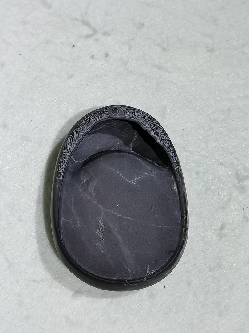 端砚-龙凤呈祥-老坑-梁建权大师作品