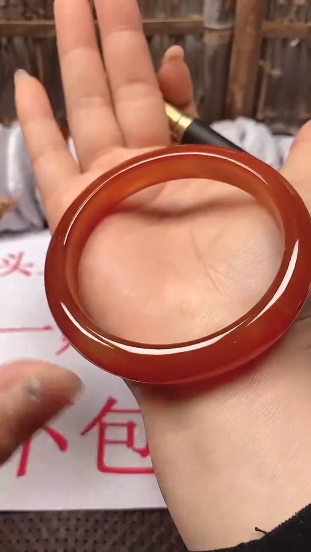 【闪购商品】玛瑙/玉髓手镯未镶嵌161-61/2多样性发货看清圈口下单