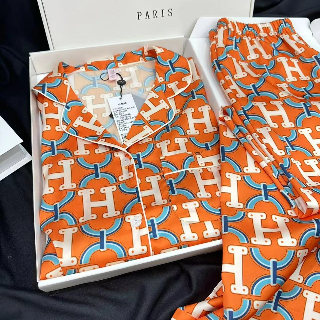 【SIEOYJIEA】FF24 爱玛长袖两件套 潮牌小高定睡衣套装春秋冬