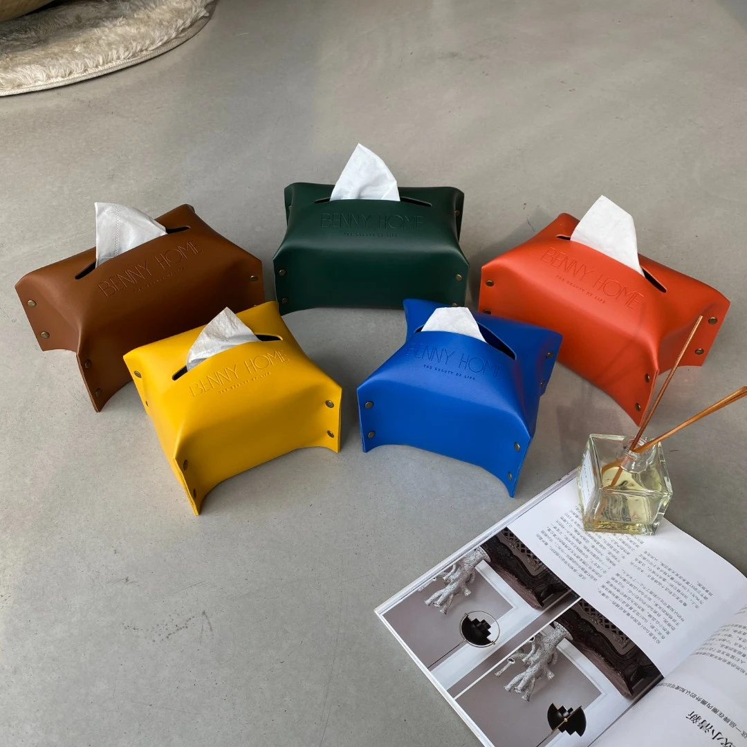 【BENNY本尼家】北欧风超纤艺术简约纸巾盒