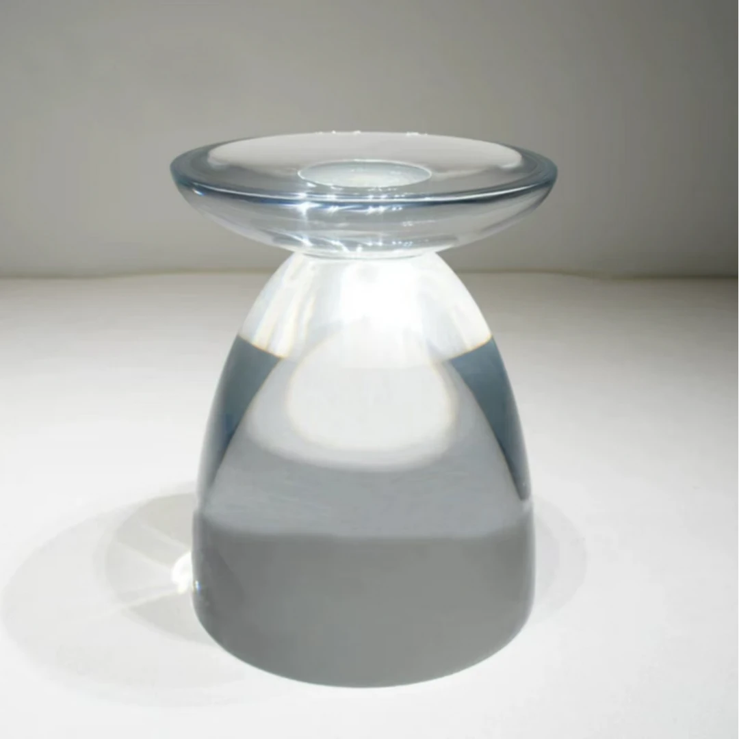 【BENNY本尼家】TY11轻奢亚克力透明圆台边几客厅沙发小角几圆坐墩