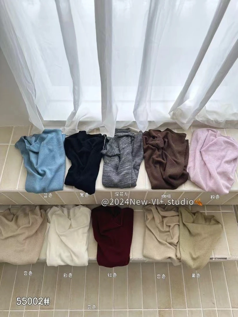 vi@55002 韩系简约荡领小衫 9-21